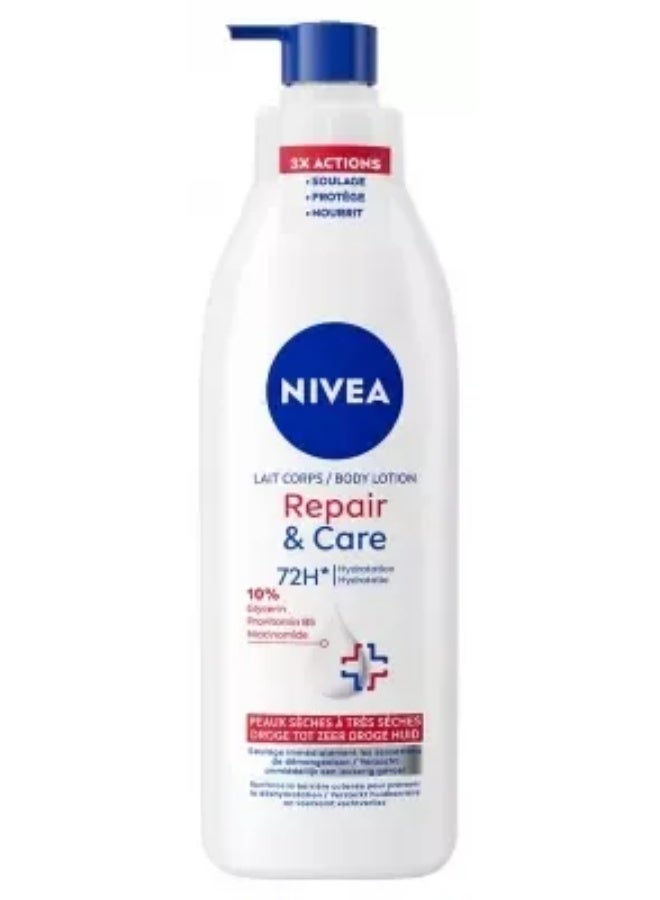 Nivea Repair & Care Lait Corps 72H 10% Glycerin 250 ml - Image 1